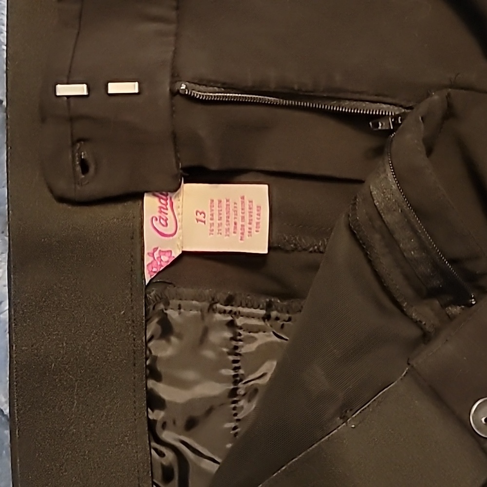 Juniors Black Dress Pants